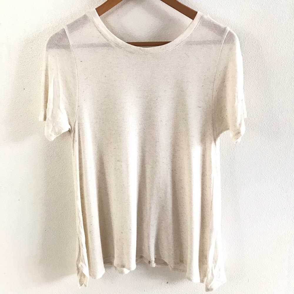 Anthropologie “the lady and the sailor” Cream Top